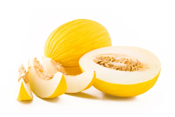 Gele meloen vruchten — Stockfoto