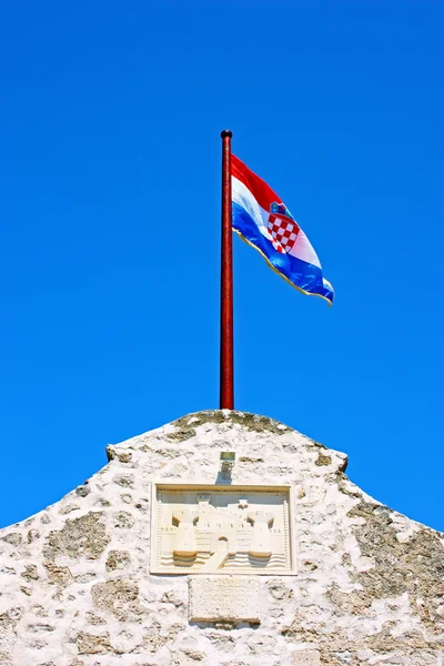 stock image Croatian flag