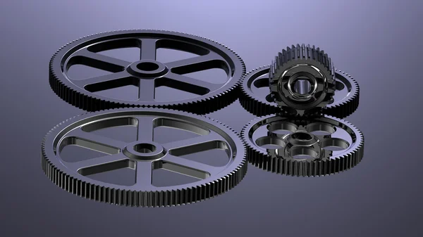 Three gears — Stock Photo, Image