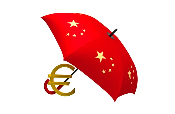 Кризис в еврозоне — стоковое фото