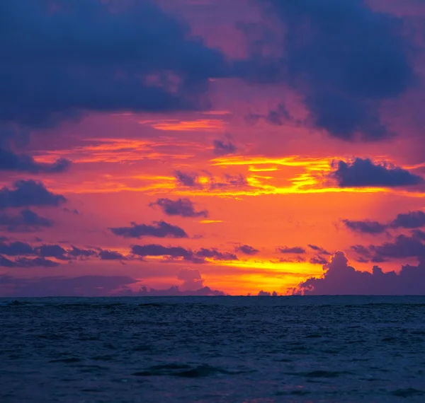 Zachód słońca morskiego — Zdjęcie stockowe