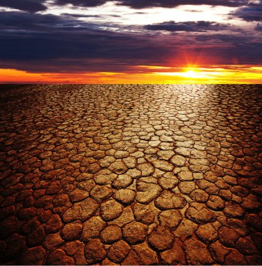 Drought land clipart