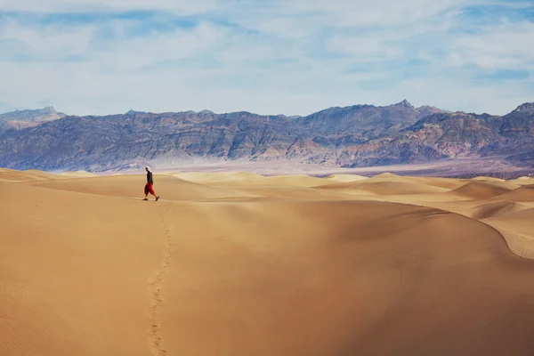 Прогулка по пустыне — стоковое фото