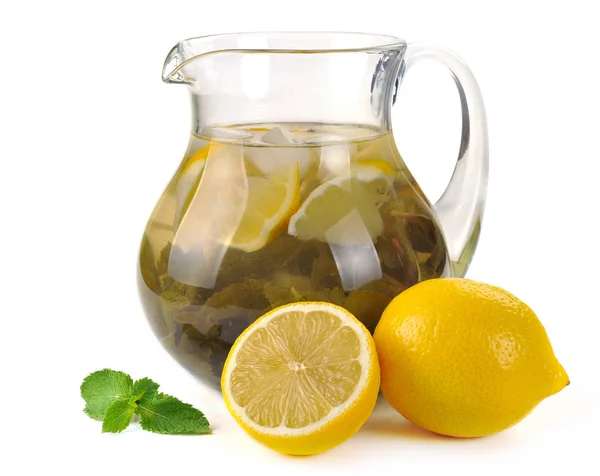 Bebida de hortelã limão — Fotografia de Stock