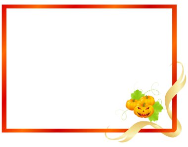 Decorative holloween frame clipart