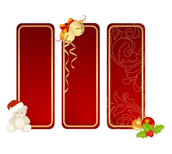 Christmas labels — Stock Vector