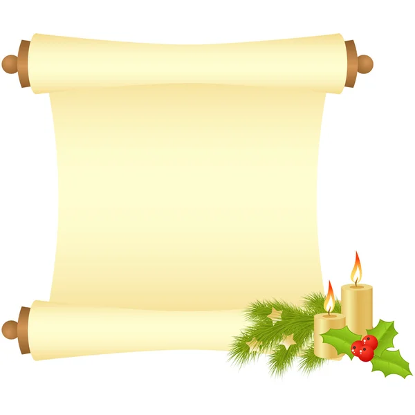 Christmas letter — Stock Vector