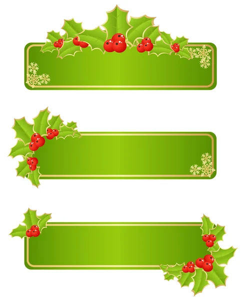 Christmas labels — Stock Vector
