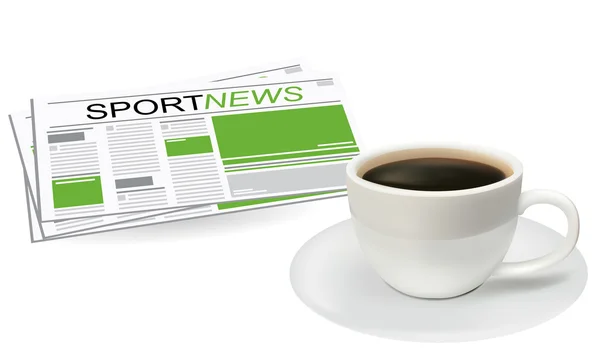 Sport news — Stock Vector