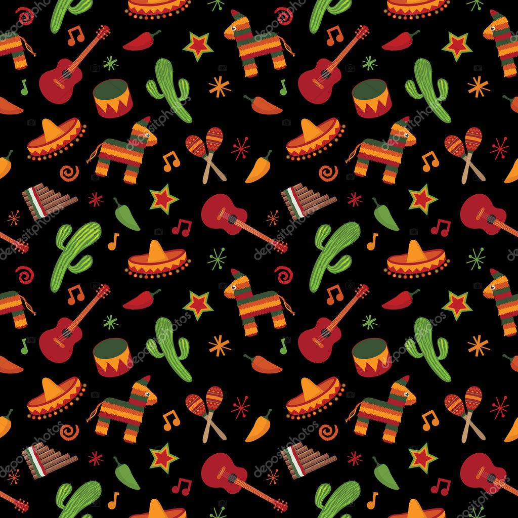 Mexican Pattern Stock Vector Image By ©mattasbestos 7295503 5057