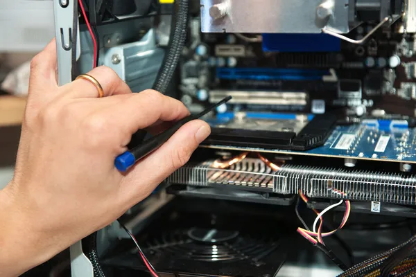 Computer repair — Stock Photo, Image