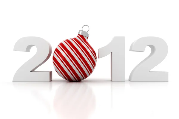 3d - 2012, Happy New Year ! — Stock Photo, Image