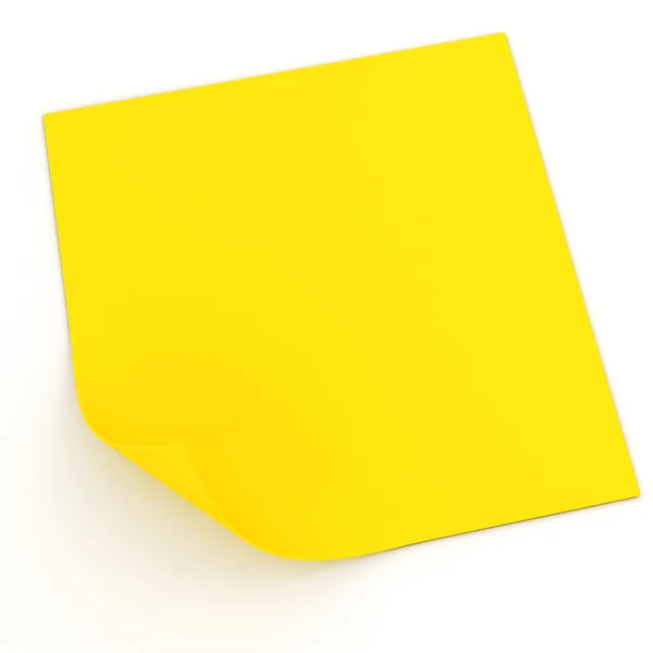 3d colorful sticky notes — Stock Photo, Image