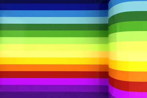 3D rainbow abstrakt färgstarka bakgrund — Stockfoto
