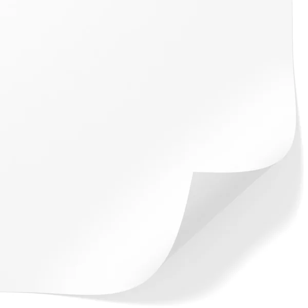 3D-blanco papier blad — Stockfoto