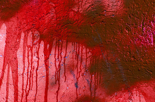 Blood stained wall