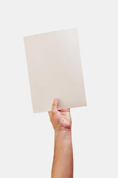 El ve kağıt — Stok fotoğraf