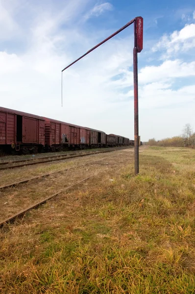 Старая железная дорога — стоковое фото