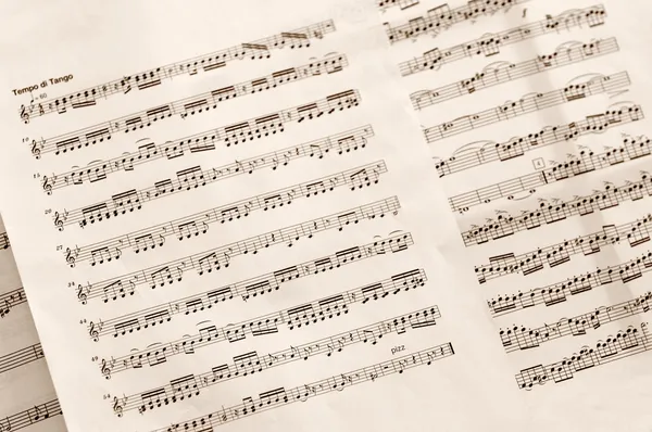 Music sheet — Stock Photo, Image