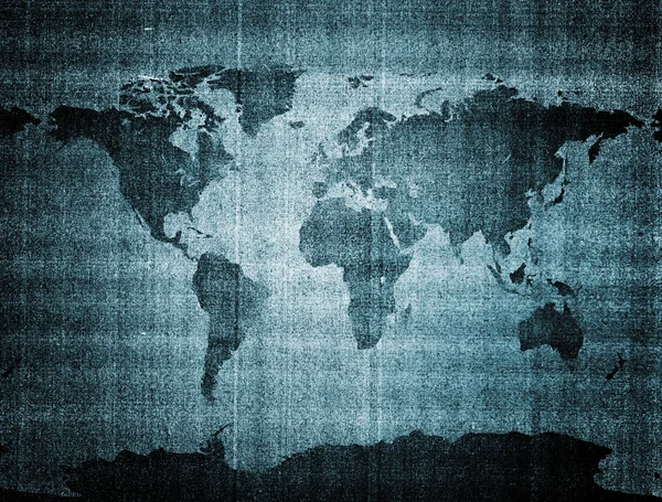 Гранж мапа світу — стокове фото