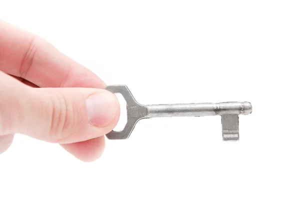 Hand with a key — Stock Photo, Image