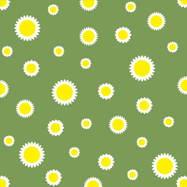 Flower Pattern Background Vector — Stock Vector
