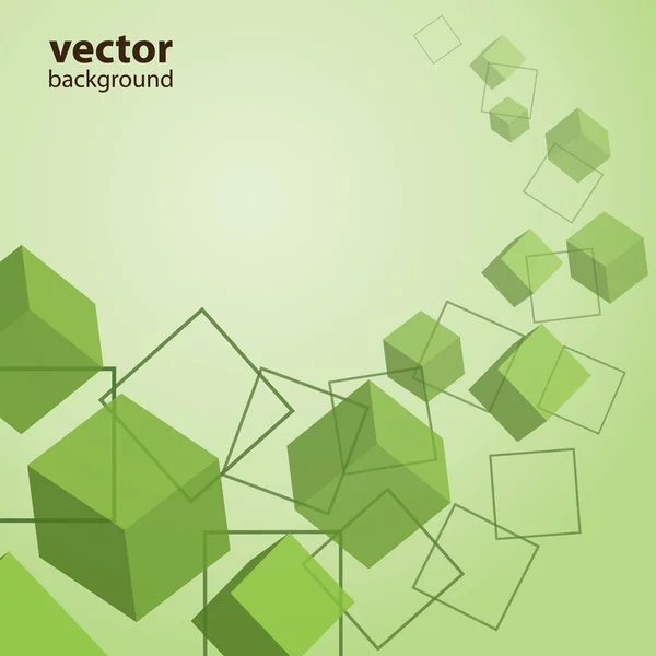 Kuber bakgrund vektor — Stock vektor