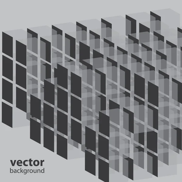 3D abstraktní pozadí — Stockový vektor