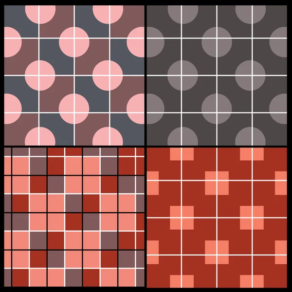 4 färgglada abstrakta bakgrunder — Stock vektor