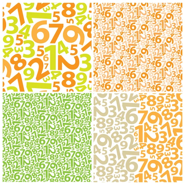 Background with numbers — Stock Vector