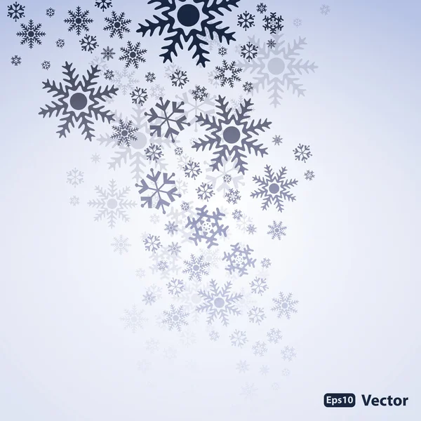 Abstracte sneeuw achtergrond vector — Stockvector