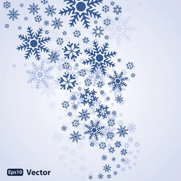 Vector de fondo de nieve abstracto — Vector de stock