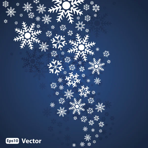 Vector de fondo de nieve abstracto — Archivo Imágenes Vectoriales