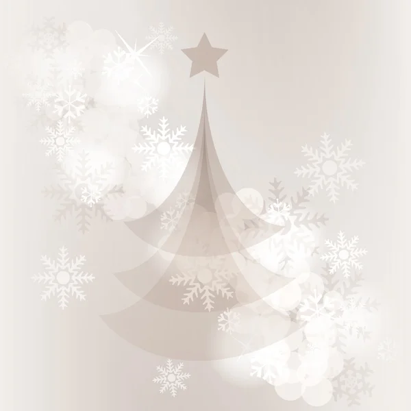 Carte sapin de Noël — Image vectorielle