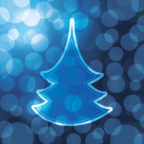 Kerstboomkaart — Stockvector