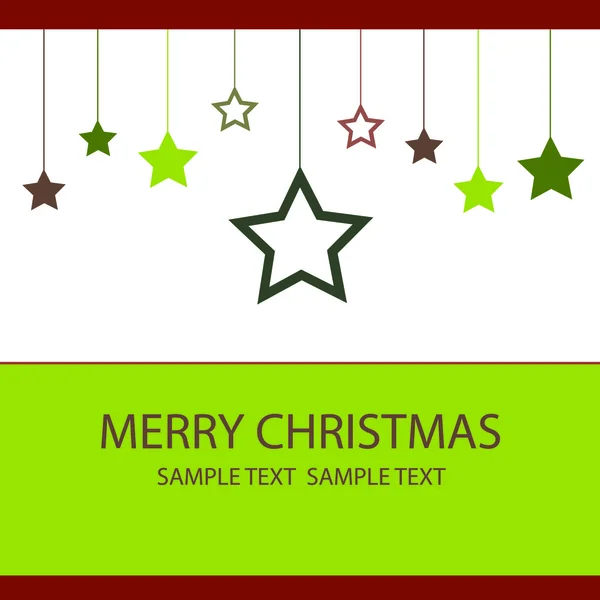 Christmas Card Background — Stock Vector