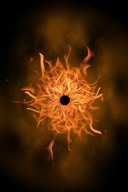 Fire flower. clipart