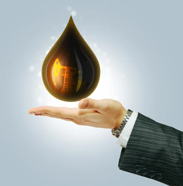Gota de aceite — Foto de Stock