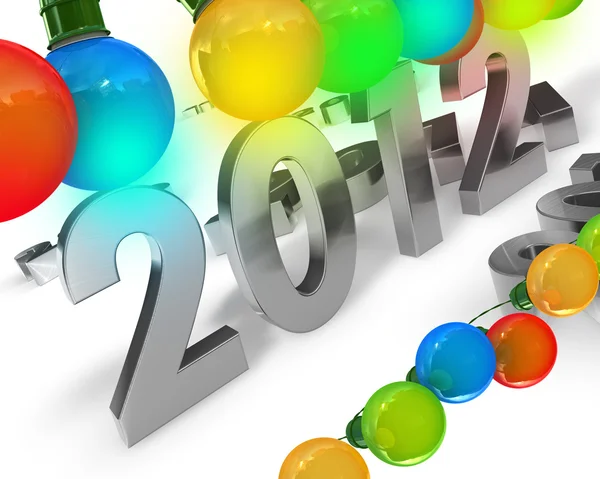 Véspera de Ano Novo 2012 — Fotografia de Stock