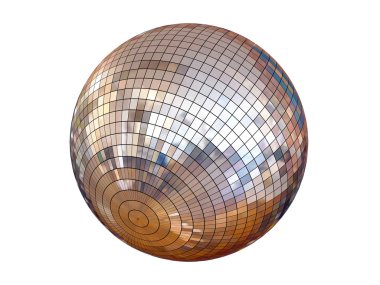 Disco ball isolated clipart