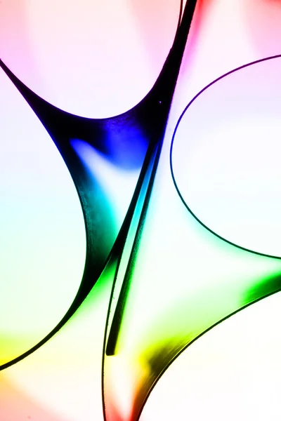 Absztrakt színes papír görbék — Stock Fotó