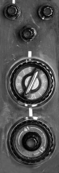 Vintage TV controls — Stock Photo, Image