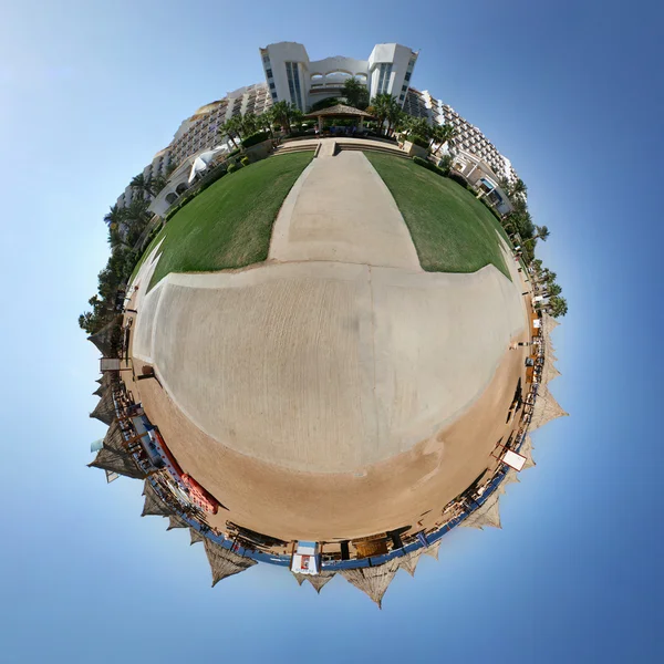 stock image Little planet of tropical resort