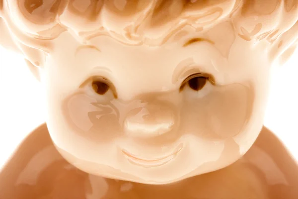Ceramic statuette of angel kid — Stock Photo, Image