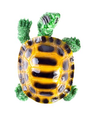 Ceramic figurine of turtle clipart