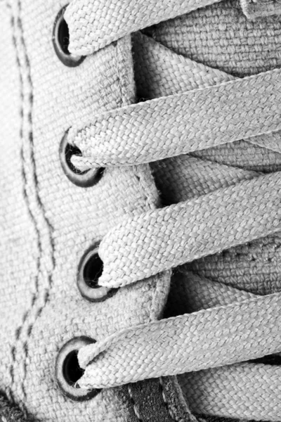 Zapato de correr cordones —  Fotos de Stock