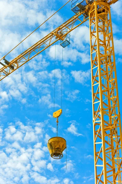 stock image Crane against blue sky