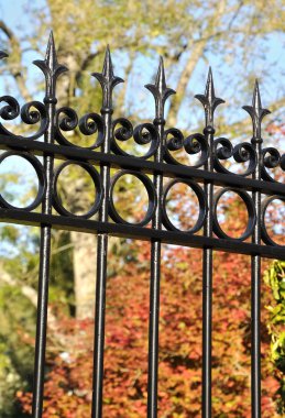 Wrought iron gate clipart