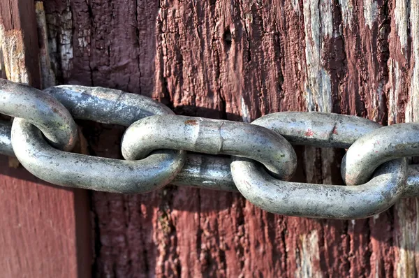 Steel chain links — Stock Photo, Image