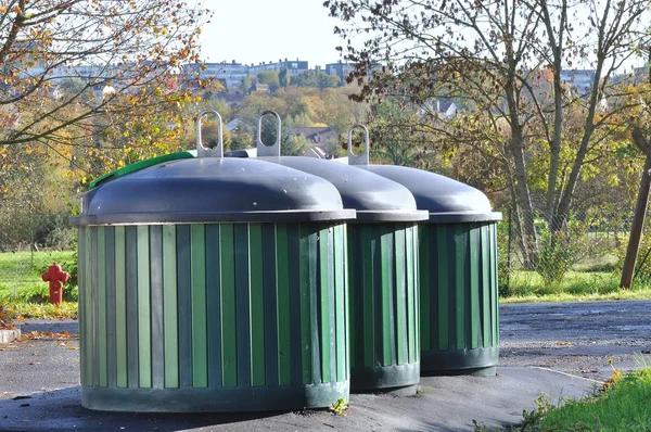 stock image Selection of waste containers